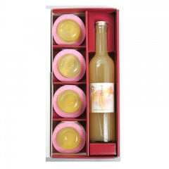 清水白桃ジュースとゼリーのセット