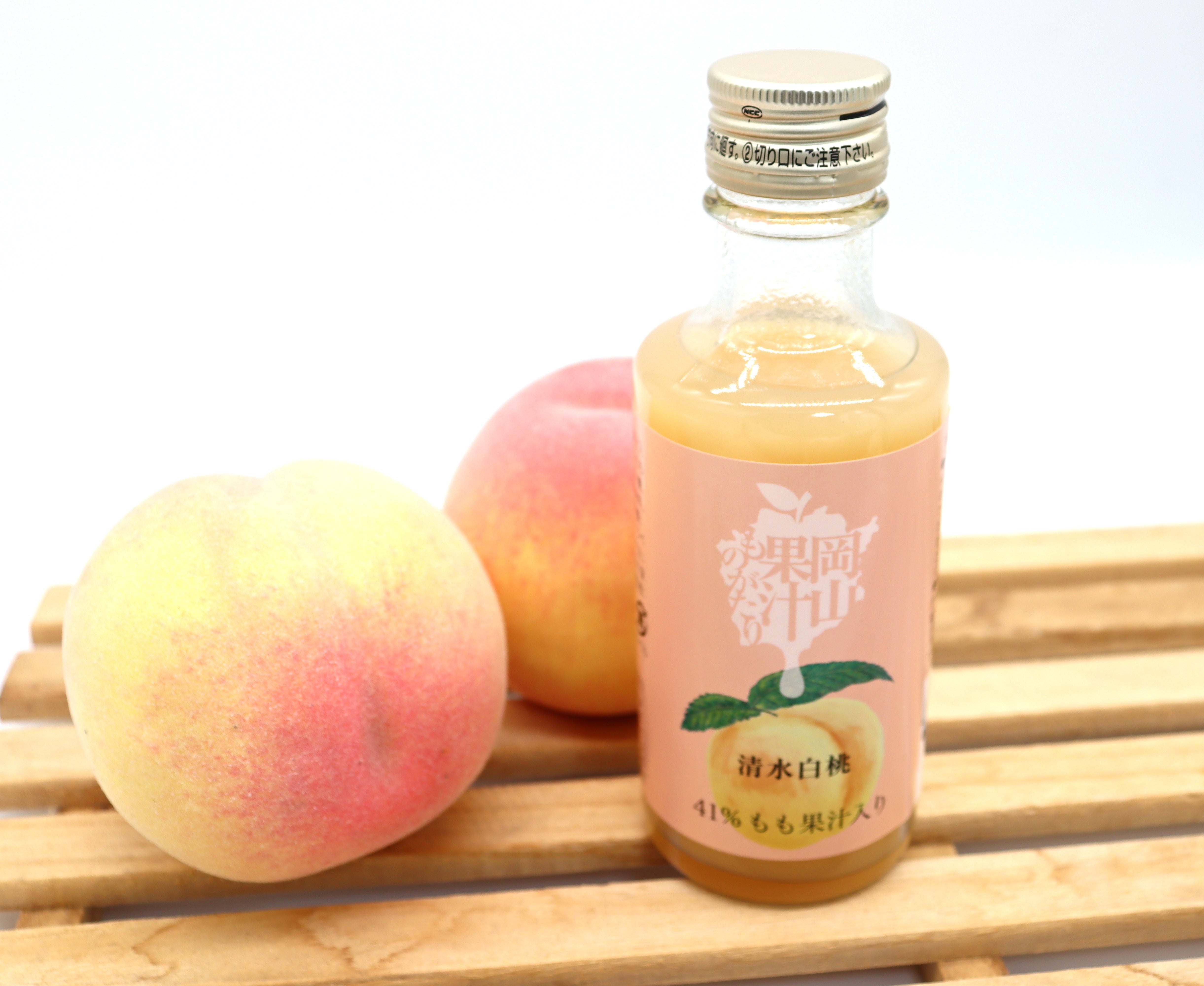 岡山果汁ものがたり 清水白桃ドリンク 180ml