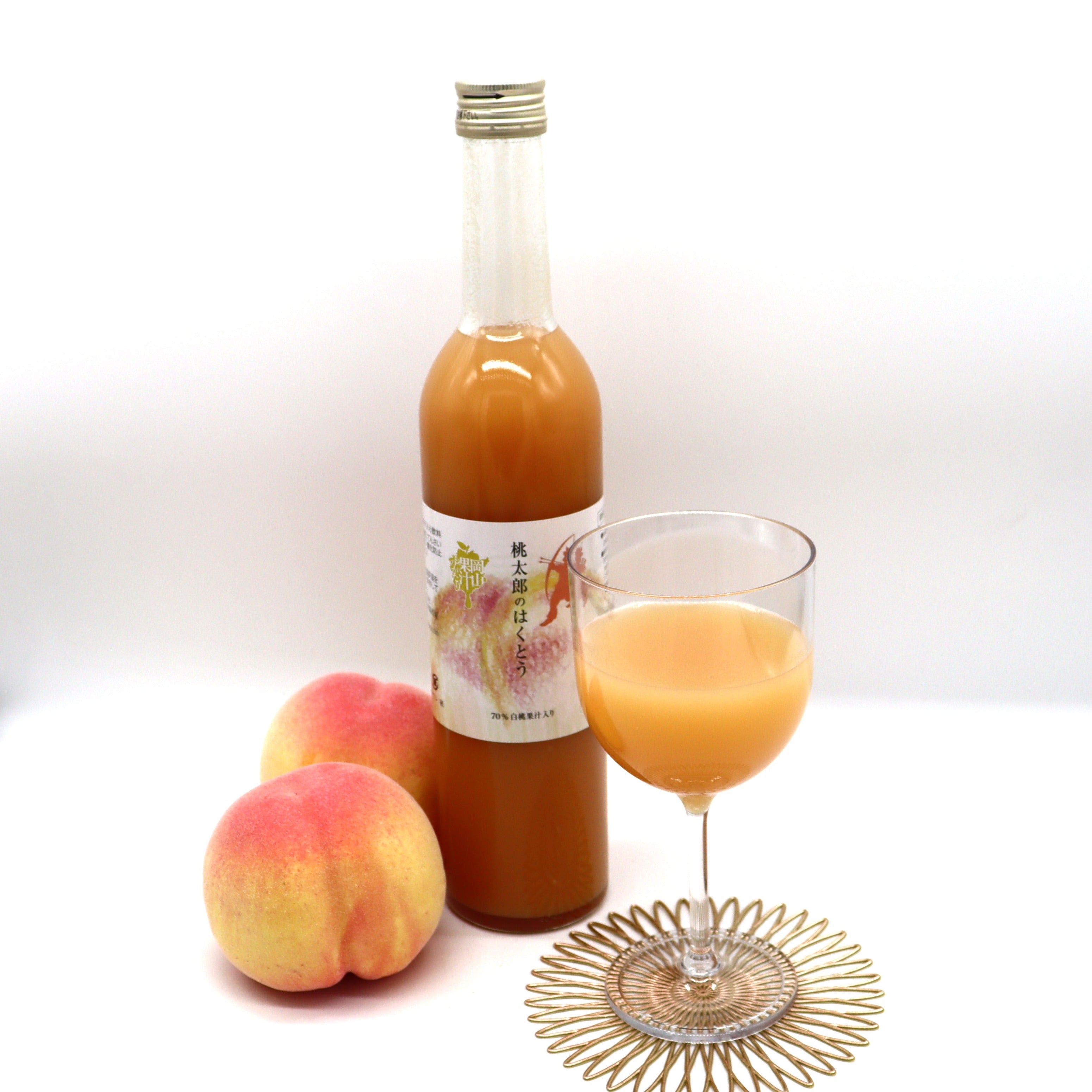 岡山果汁ものがたり 桃太郎のはくとう(白桃ドリンク)500ml
