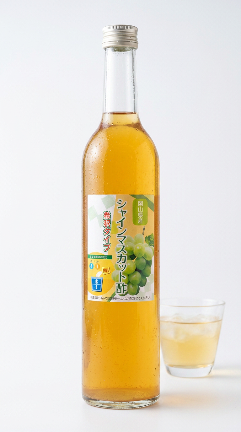【岡山県産】シャインマスカット酢 希釈タイプ500ml
